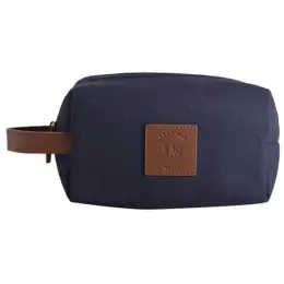 Urban Man Logan Toiletry Bag Navy Front